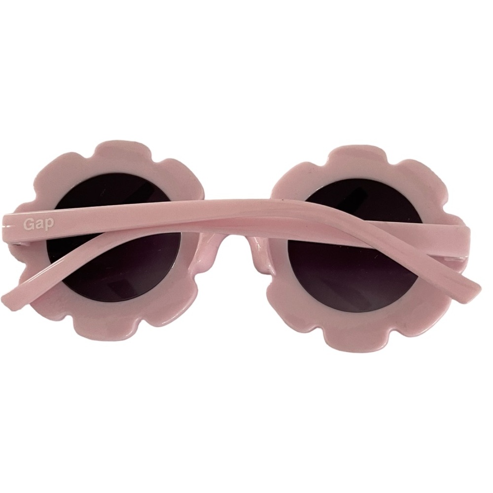 EUC Gap Toddler Girl Flower-Shaped Pink Sunglasses - Picture 2 of 2